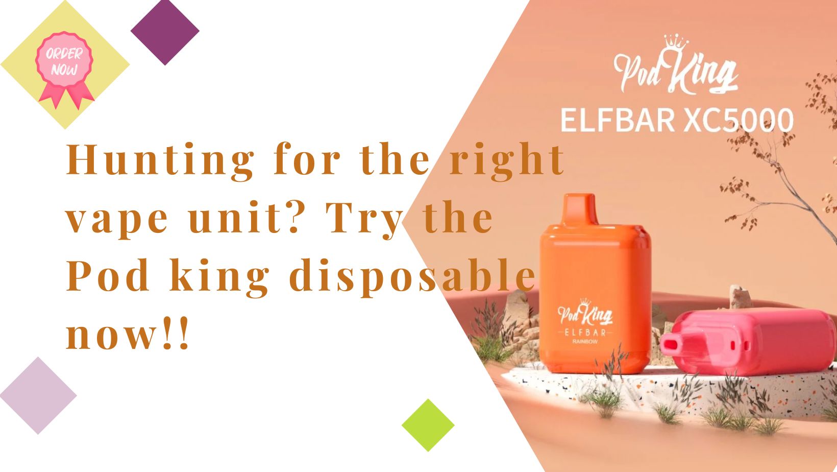 Hunting for the right vape unit? Try the Pod king disposable now!!