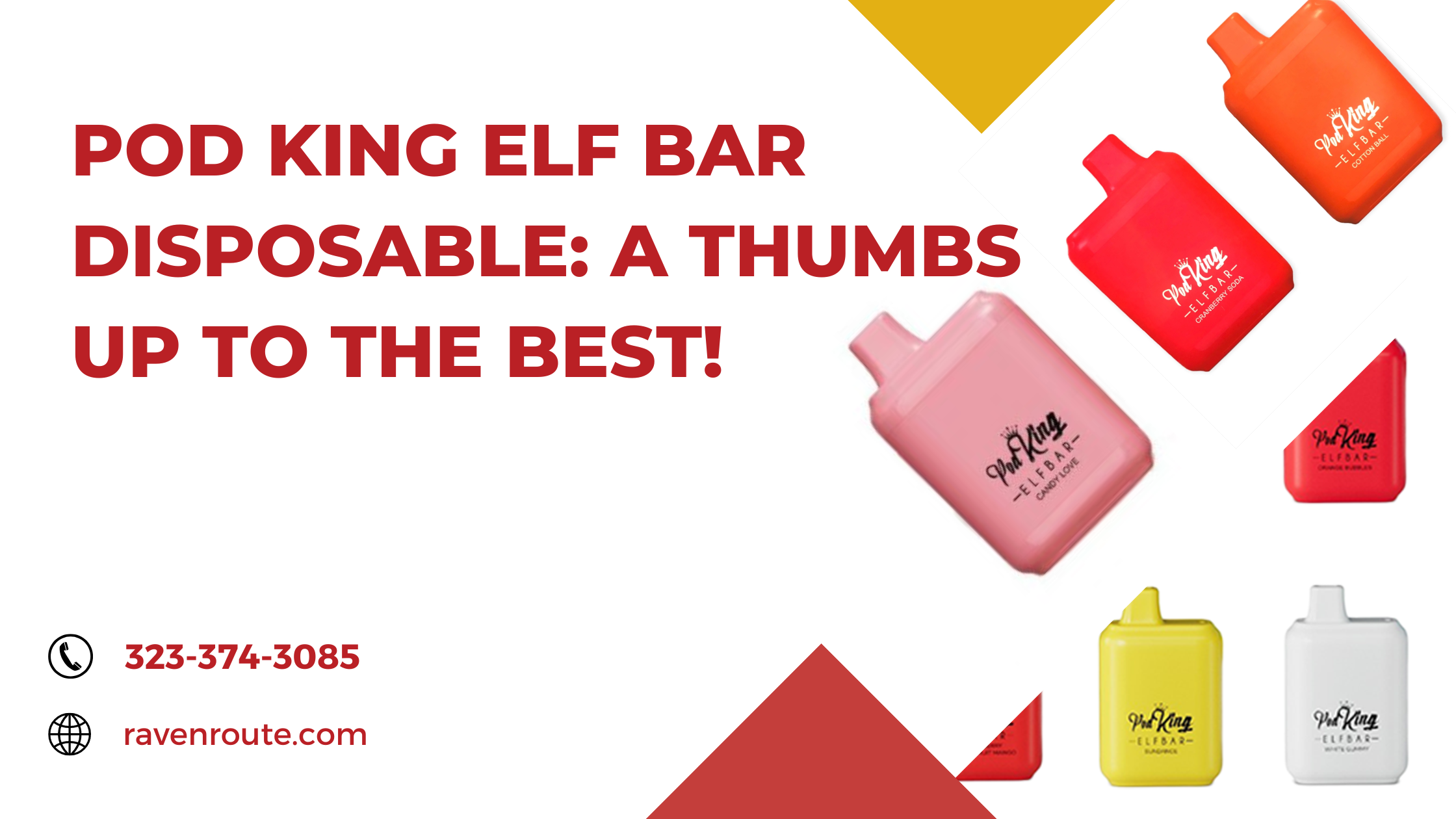 Pod King Elf Bar Disposable; A Thumbs Up To The Best!