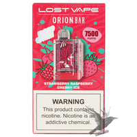 Thumbnail for Lost Vape Orion Bar Strawberry Raspberry Cherry Ice