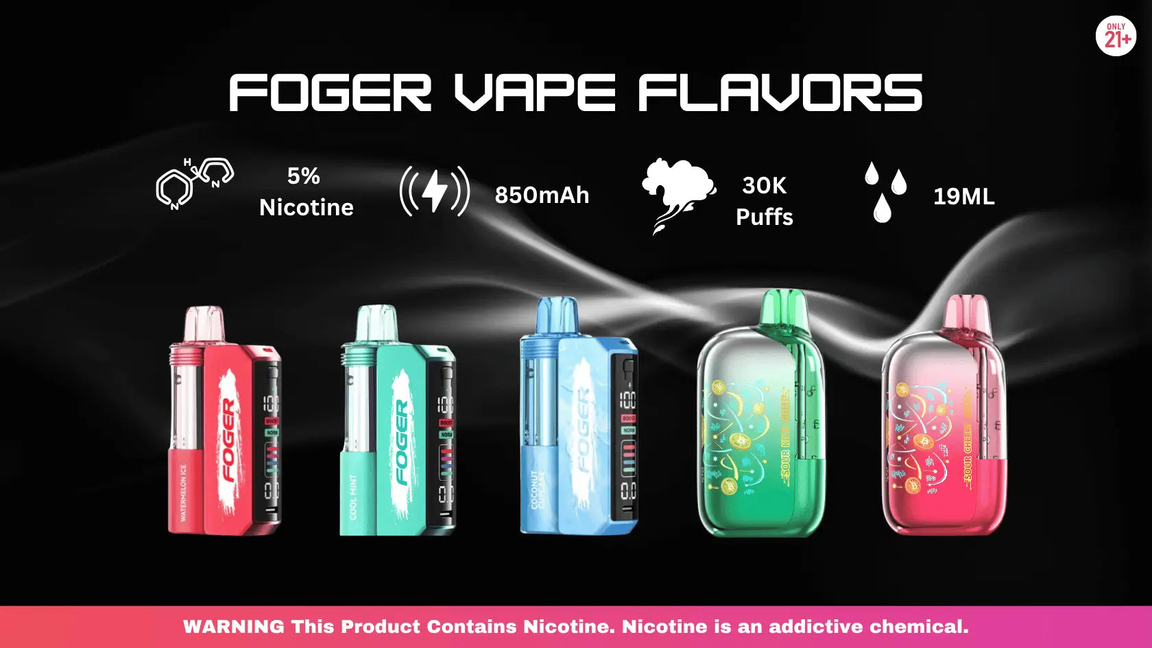Foger Vape Flavors