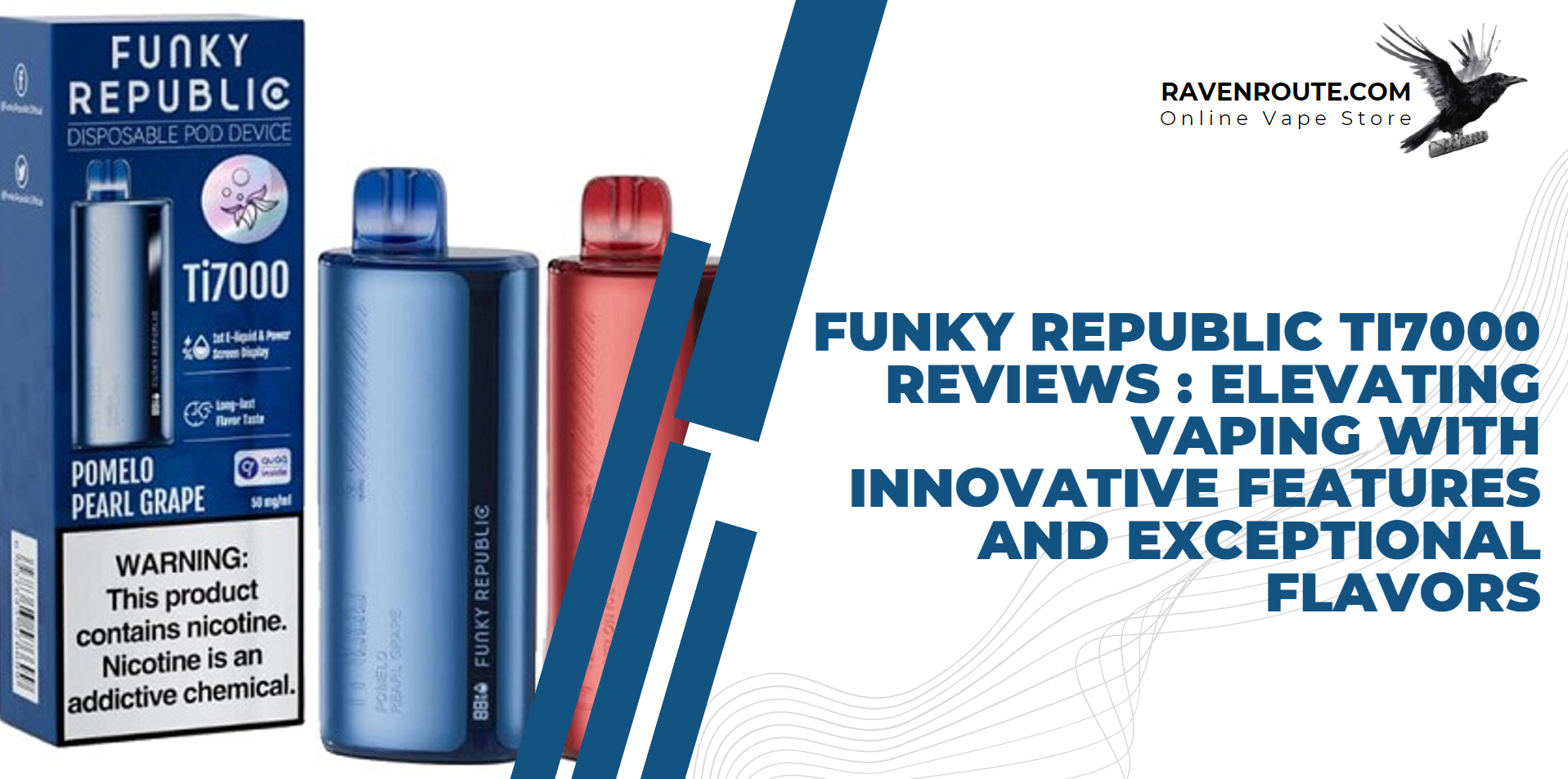 Funky Republic Ti7000 Reviews : Elevating Vaping with Innovative Features and Exceptional Flavors