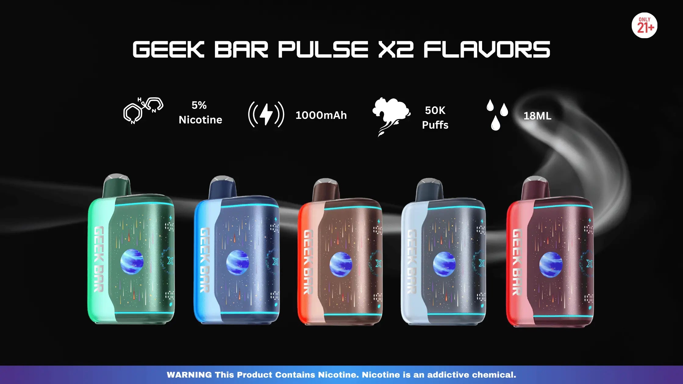 Geek Bar Pulse X2 Flavors Guide
