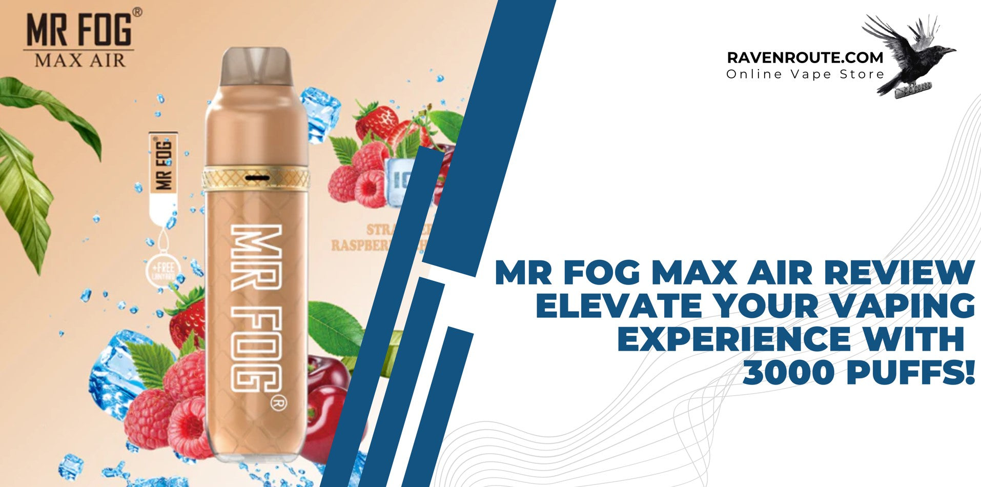 Mr Fog Max Air Review - Elevate Your Vaping Experience with 3000 Puffs!
