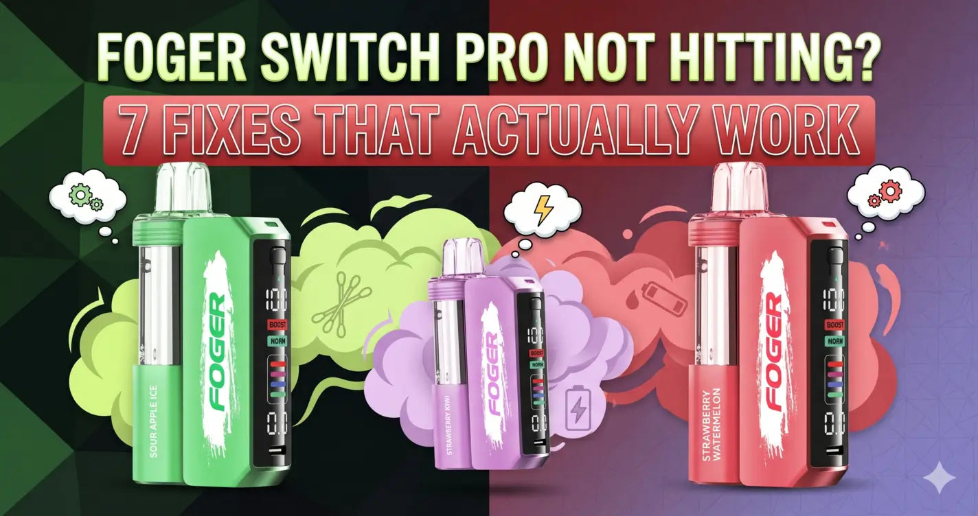 Foger Switch Pro Not Hitting — 7 Fixes for Dead Battery, 188 Error and Connection Issues