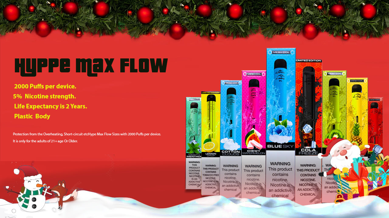 Explore Flavorful Freedom with Hyppe Max Flow; A Portable and Safe Vaping Experience