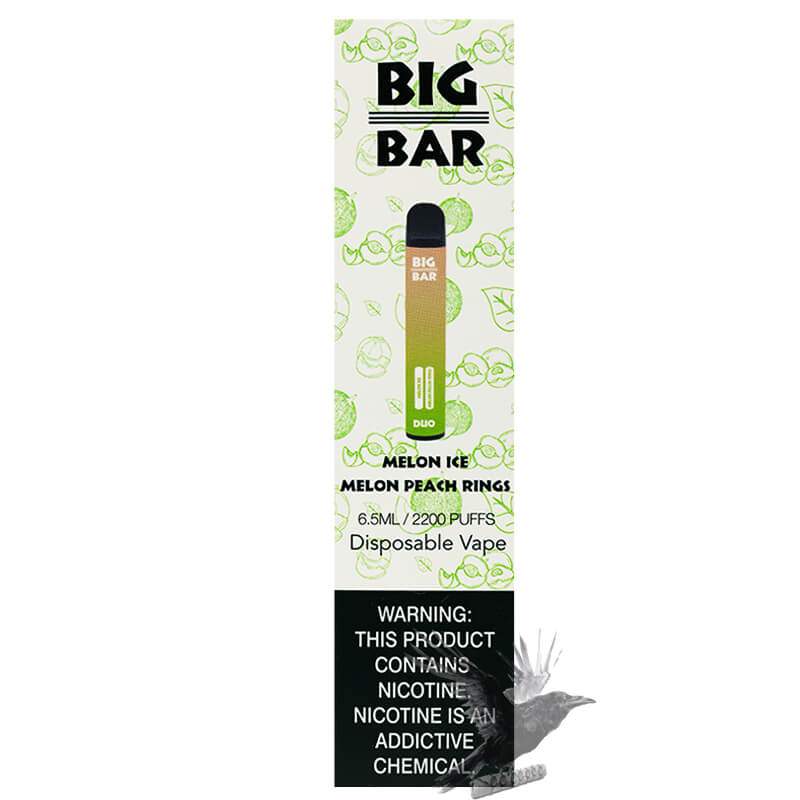 Big Bar Duo Disposable Vape | $11.88 | 2200 Puffs - RavenRoute Big Bar Duo Disposable Vape | $11.88 | 2200 Puffs - RavenRoute