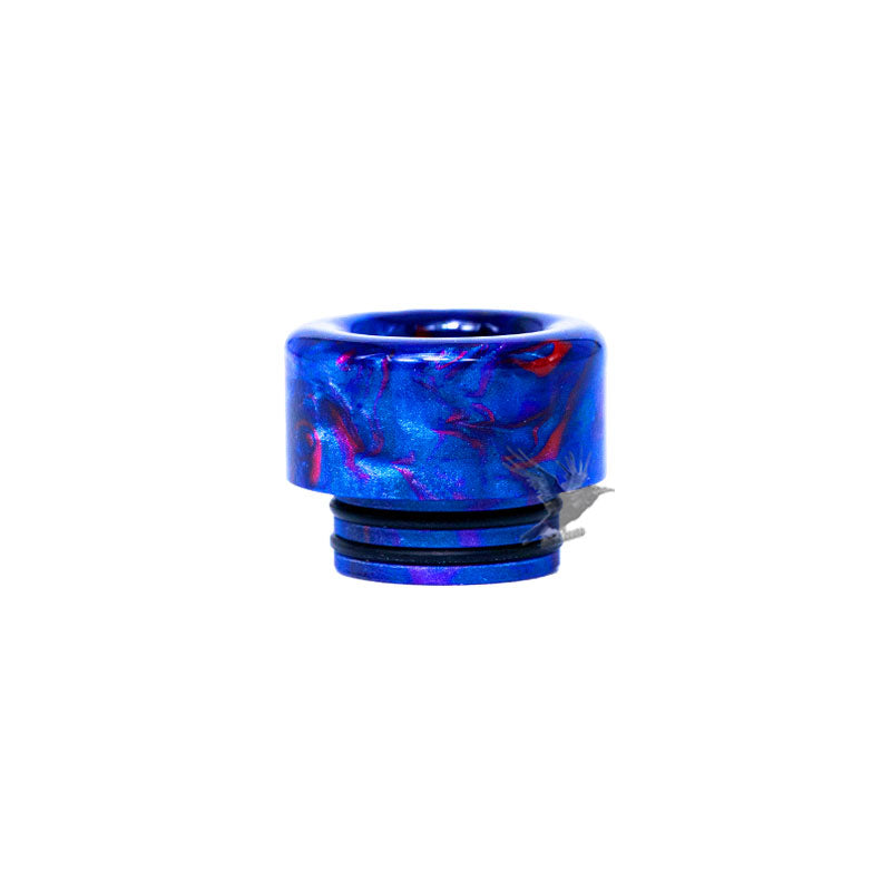 Dragon Back Resin Drip Tips 510 Blue Red Steak