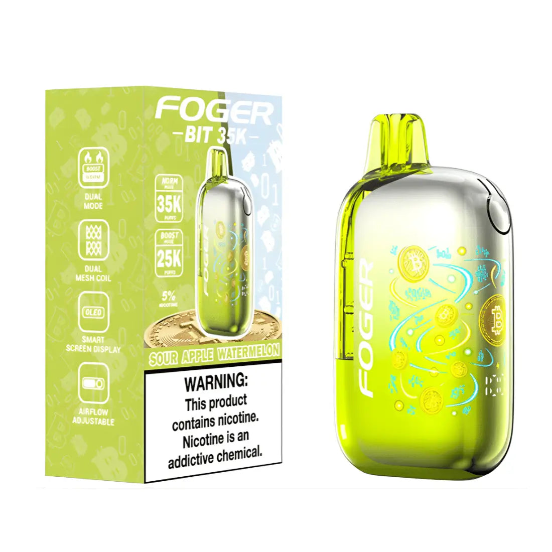 Foger Bit Sour Apple Watermelon