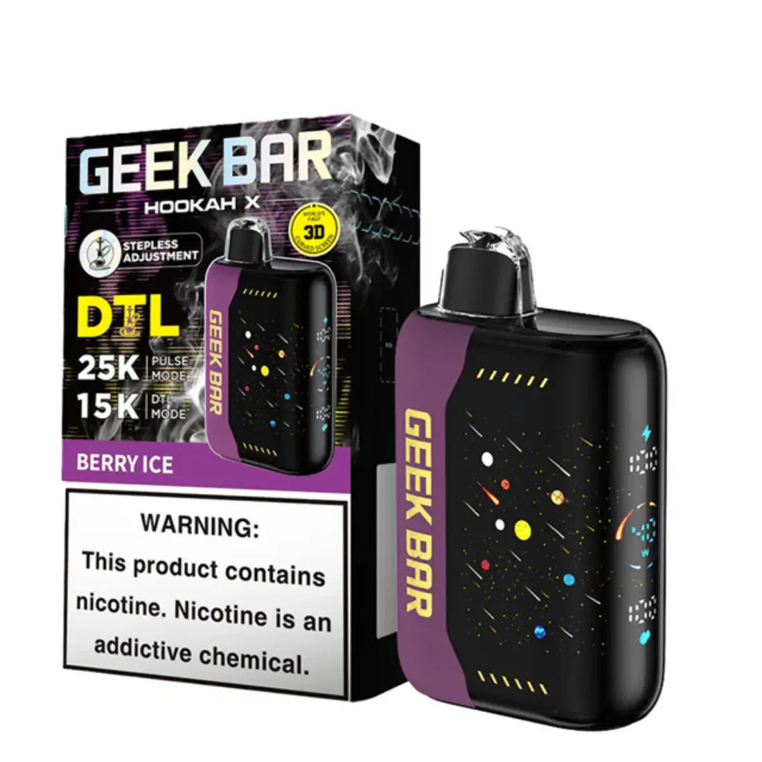 Geek Bar Hookah X Berry Ice - Raven Route