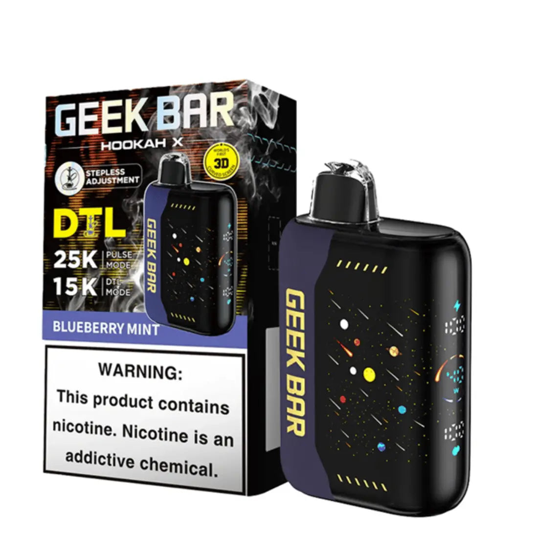 Geek Bar Hookah X Blueberry Mint - Raven Route