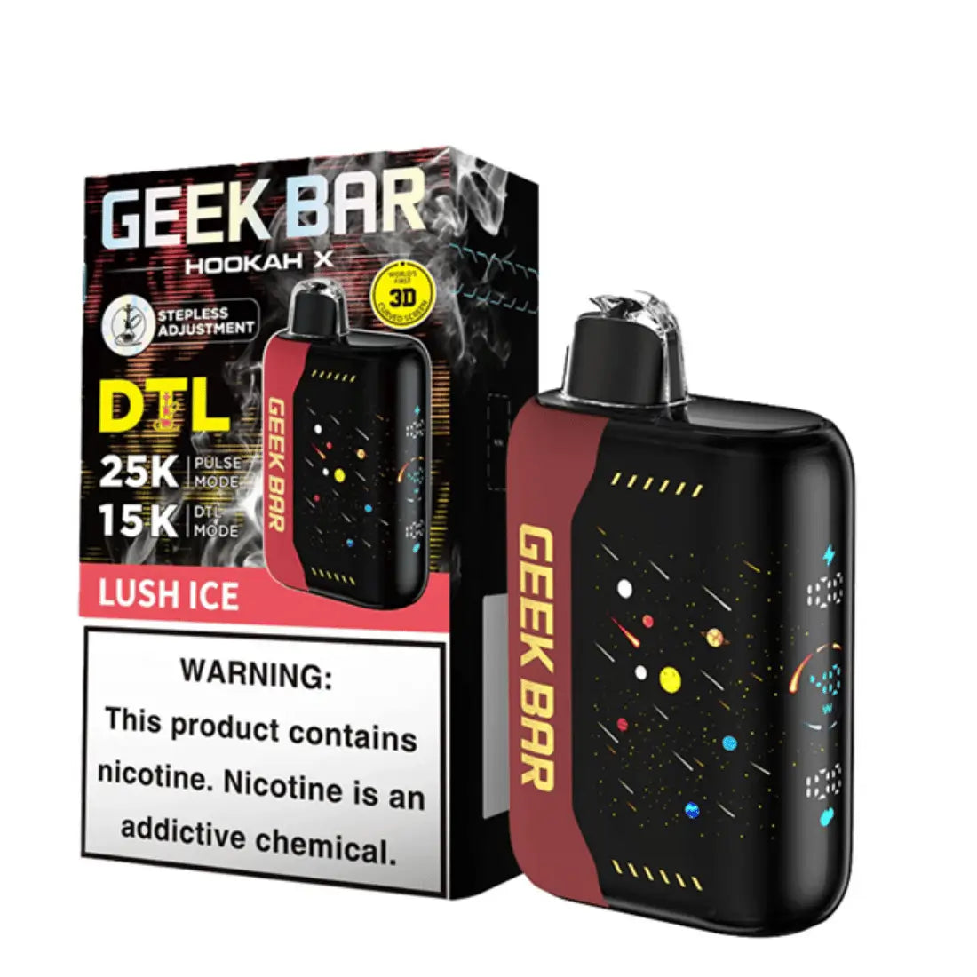 Geek Bar Hookah X Lush Ice - Raven Route