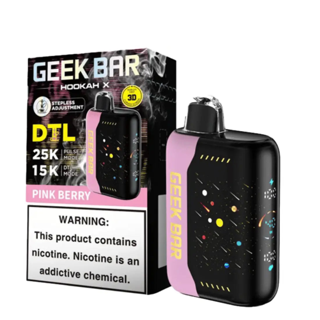 Geek Bar Hookah X Pink Berry - Raven Route