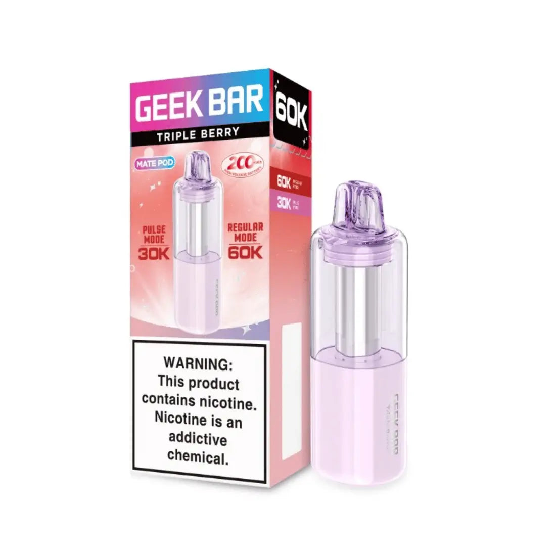 Geek Bar Mate Pod Triple Berry