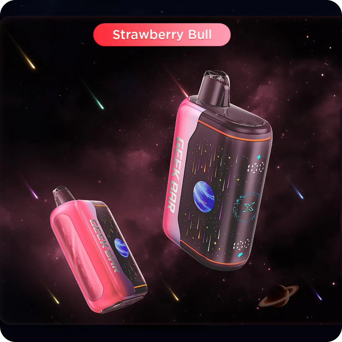 Geek Bar Pulse X2 Strawberry Bull - Raven Route