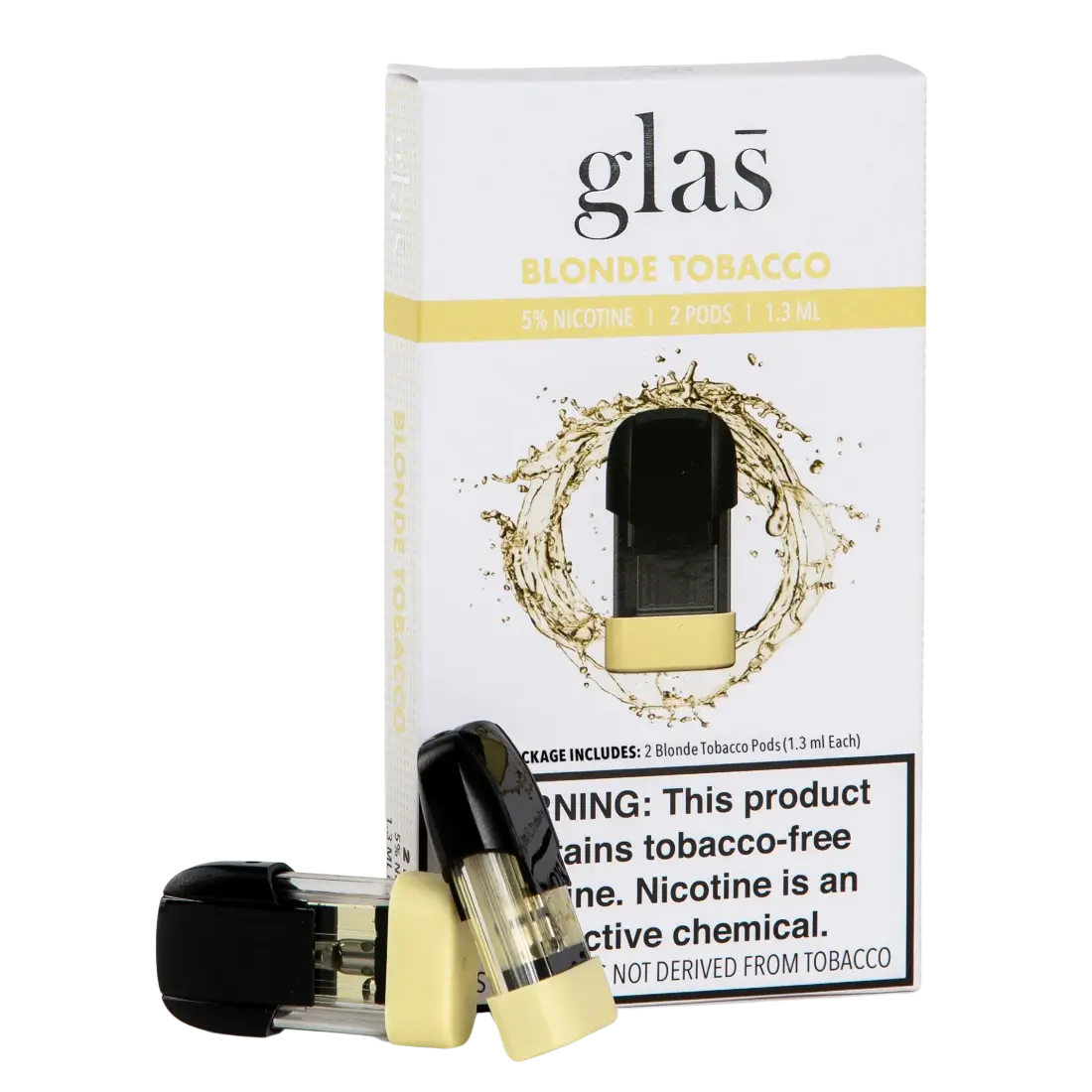 Glas Blonde Tobacco Pods — 50MG Nic Salt — Raven Route