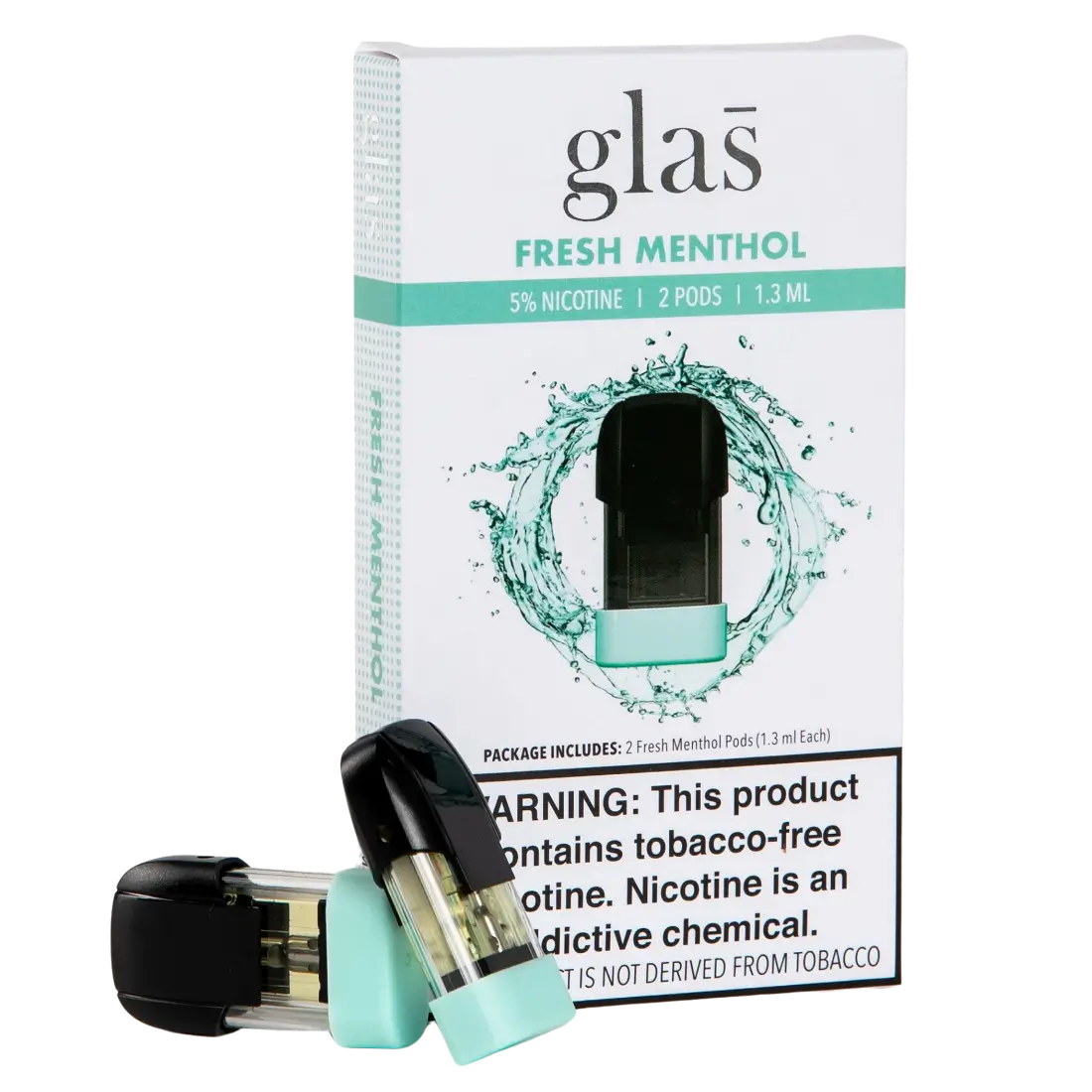 Glas Fresh Menthol Pods — 50MG Nic Salt — Raven Route