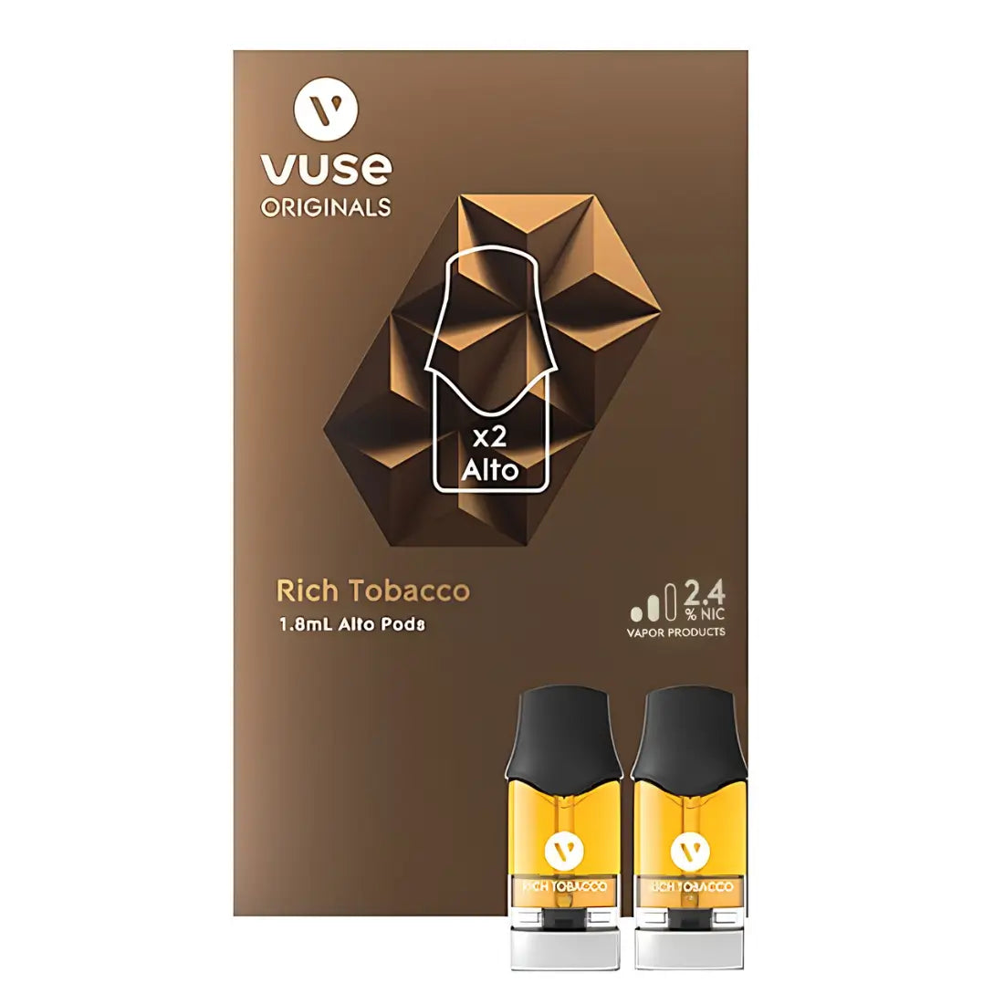 Vuse Alto Rich Tobacco Pods 2.4% — Vuse-Alto-Pod-Rich-Tobacco-24