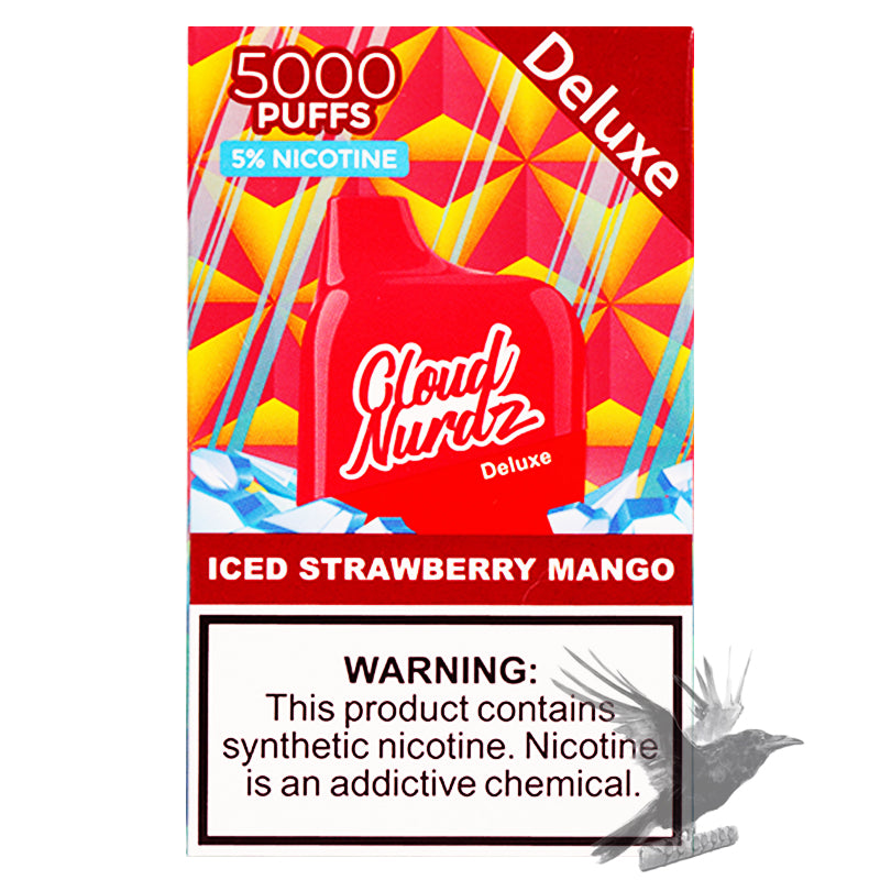 Cloud Nurdz Deluxe Iced Strawberry Mango