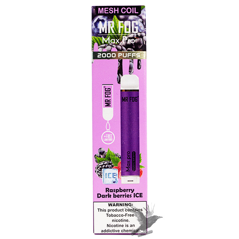 Mr Fog Max Pro Disposable Vape - 2000 Puffs - $12.88 Mr Fog Max Pro Disposable Vape - 2000 Puffs - $12.88