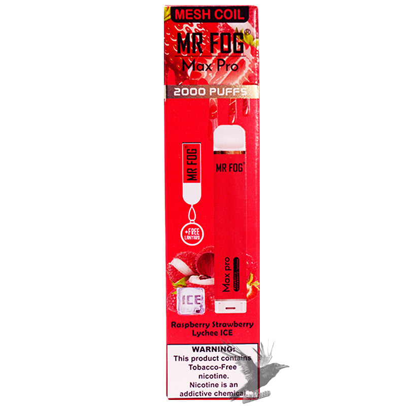 Mr Fog Max Pro Disposable Vape - 2000 Puffs - $12.88 Mr Fog Max Pro Disposable Vape - 2000 Puffs - $12.88