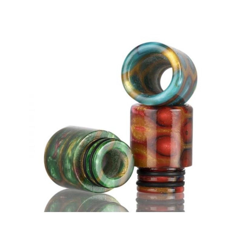 510 Gold Snakeskin resin Drip Tip Assorted View