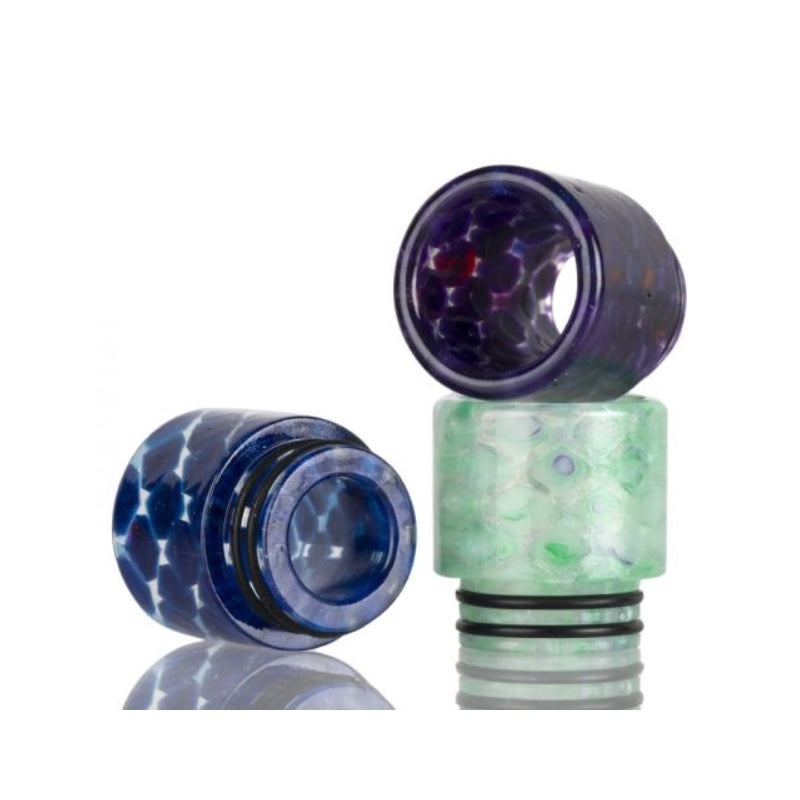 810 Clear Snakeskin Resin Drip Tip Assorted View