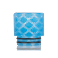 Thumbnail for 810 Clear Snakeskin Resin Drip Tip Light Blue