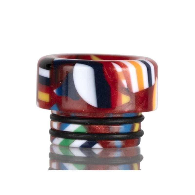 810 Shorty Mosaic Drip Tip Red