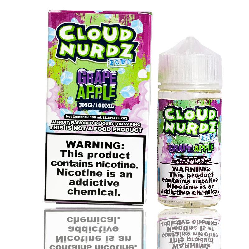 Cloud Nurdz Grape Apple Iced | $11.49 | Fast Shipping