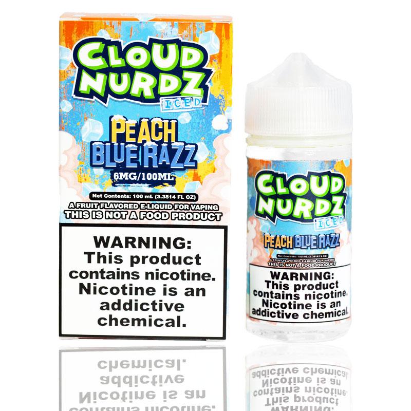 Cloud Nurdz | Peach Blue Razz Iced | $11.99