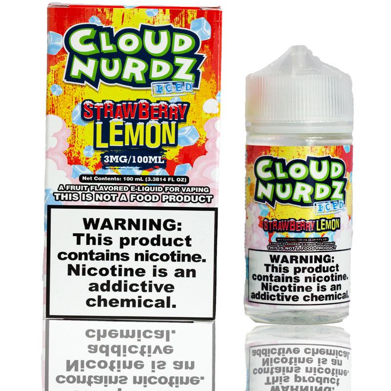 Cloud Nurdz Strawberry Lemon Iced | $11.49 | Fast Shipping