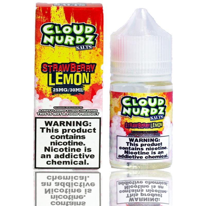 Cloud Nurdz Strawberry Lemon Salt Nic | $10.49 | Fast Shipping