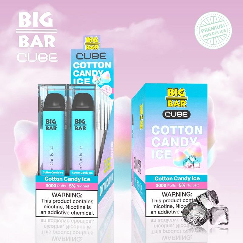 Big Bar Cube - 3000 Puffs - Premium Pod Device - $13.77
