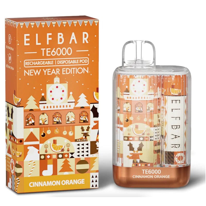 Elf Bar TE6000 Cinnamon Orange
