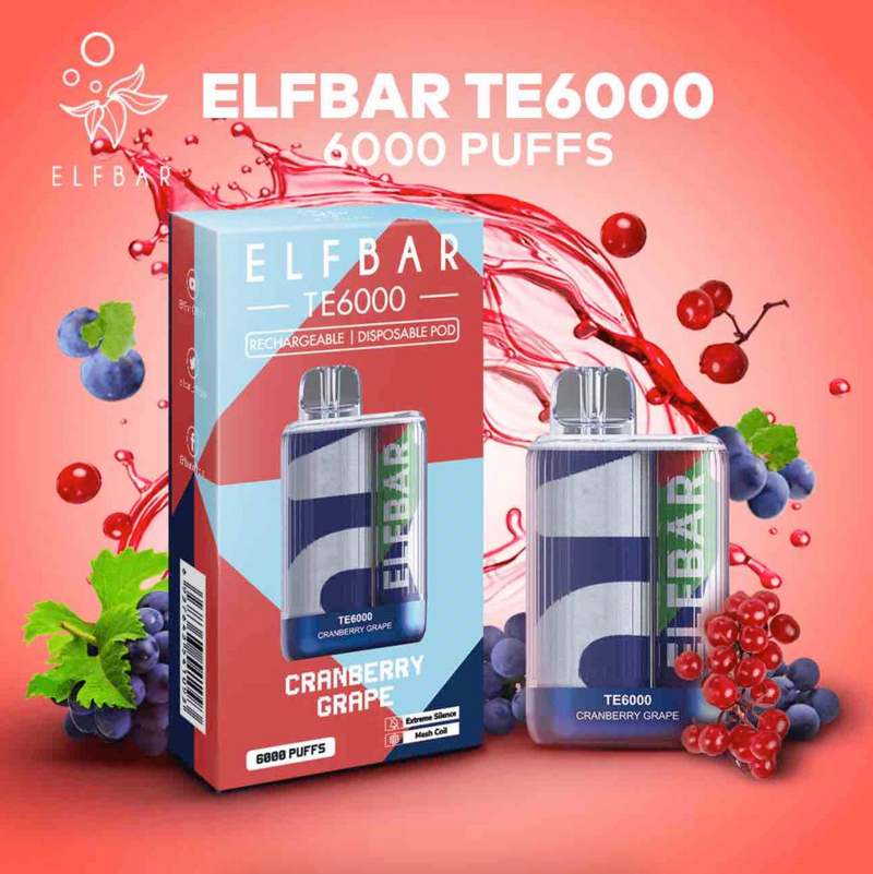 Elf Bar TE6000 Cranberry Grape