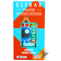 Thumbnail for Elf Bar TE6000 Grape Honeydew 