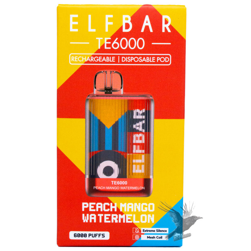 Elf Bar TE6000 Peach Mango Watermelon