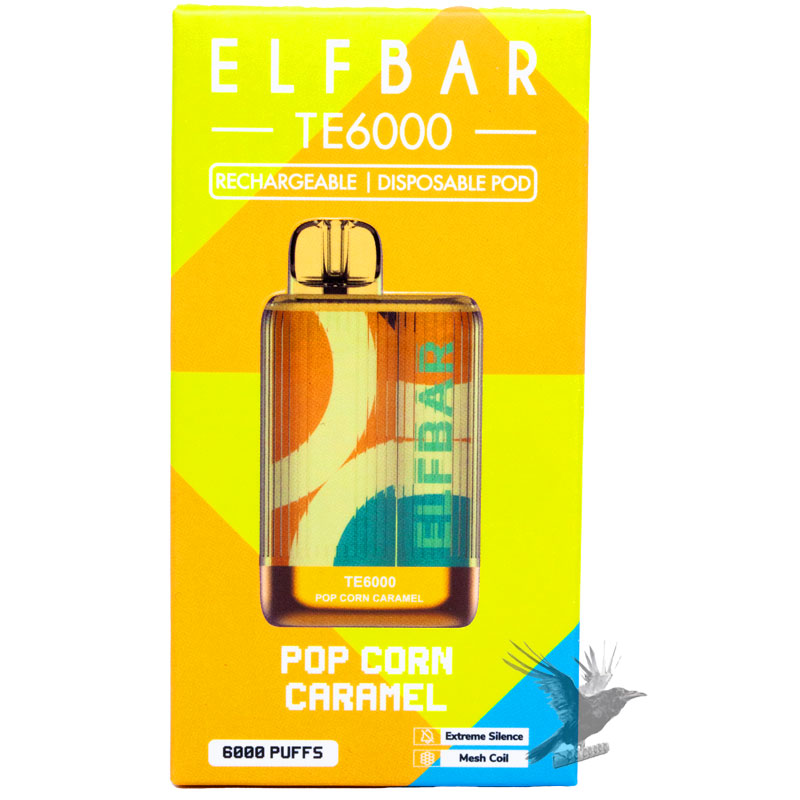 Elf Bar TE6000 Pop Corn Caramel
