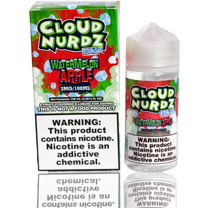 Cloud Nurdz Watermelon Apple Iced | $11.49 | Fast Shipping